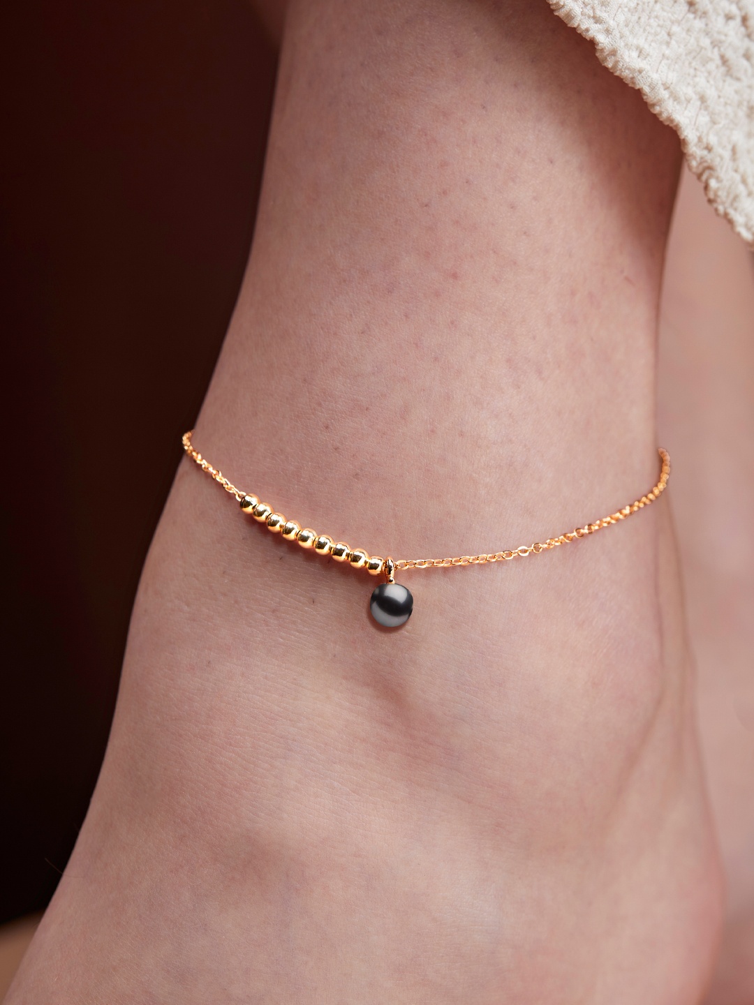 

MINUTIAE Gold-Plated Anklet