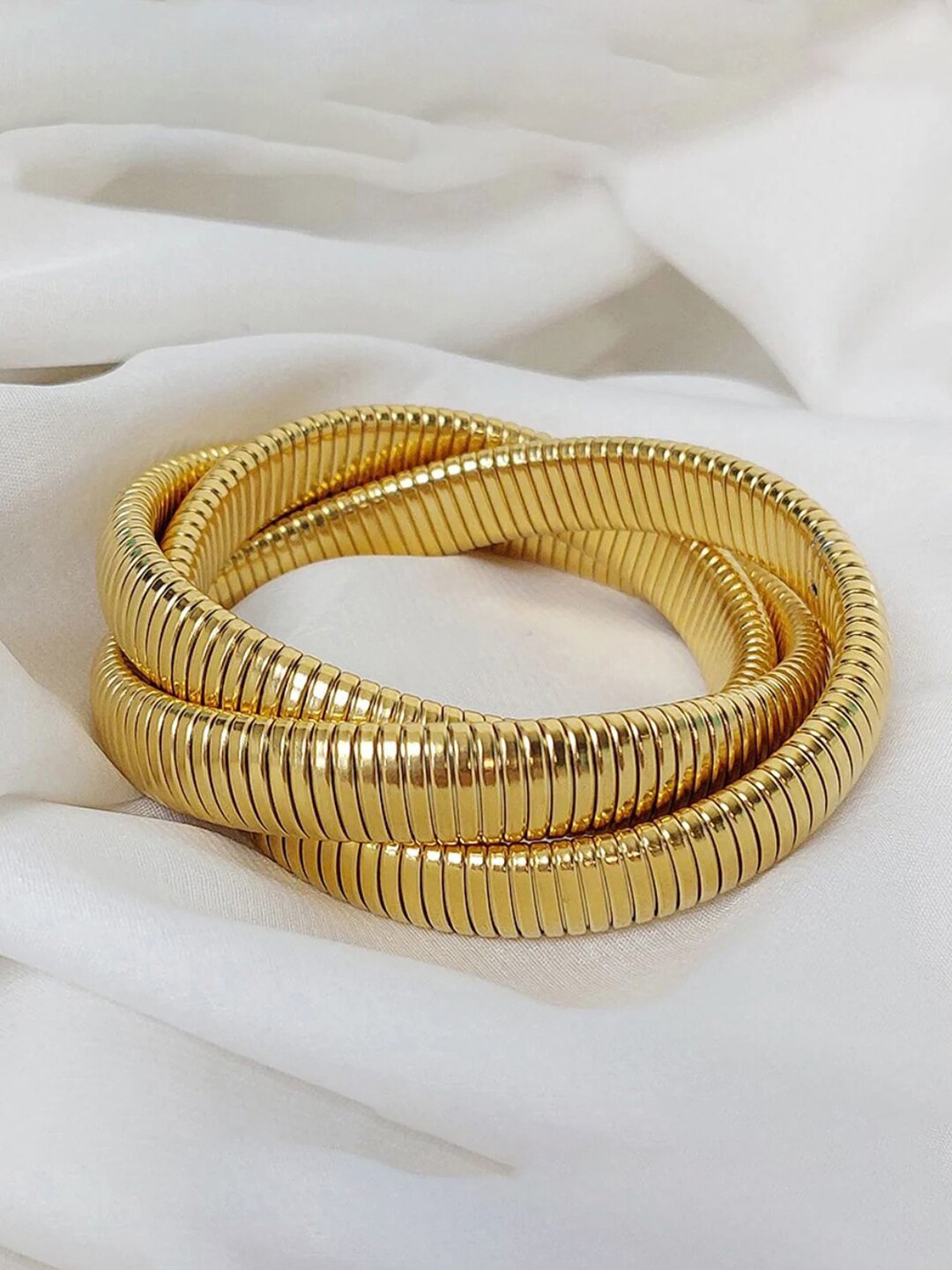 

Jewels Galaxy Gold-Plated Wraparound Bracelet