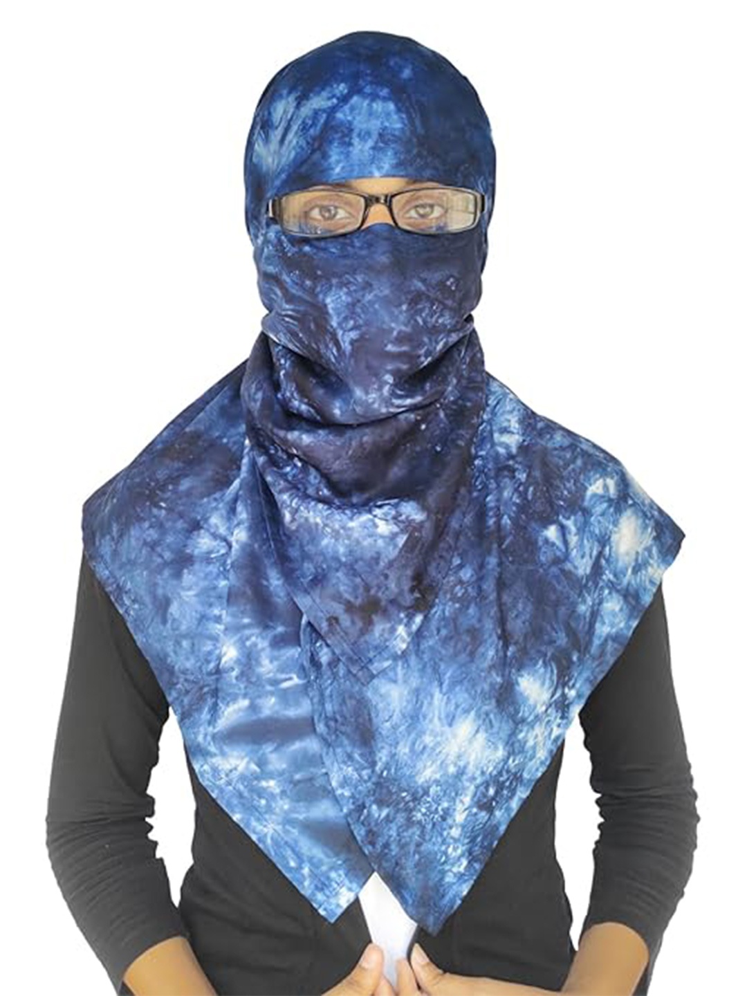 

SWITCHON Tie & Dye Scarf, Blue