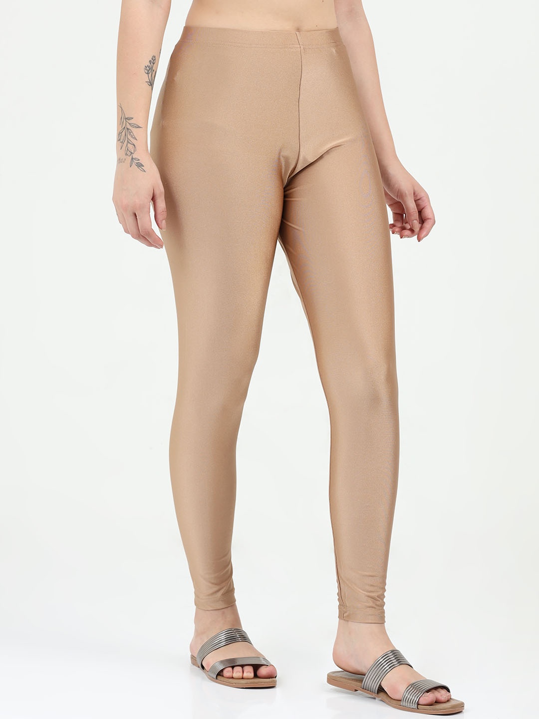 

Bottums Women Slim-Fit Ankle-Length Leggings, Bronze