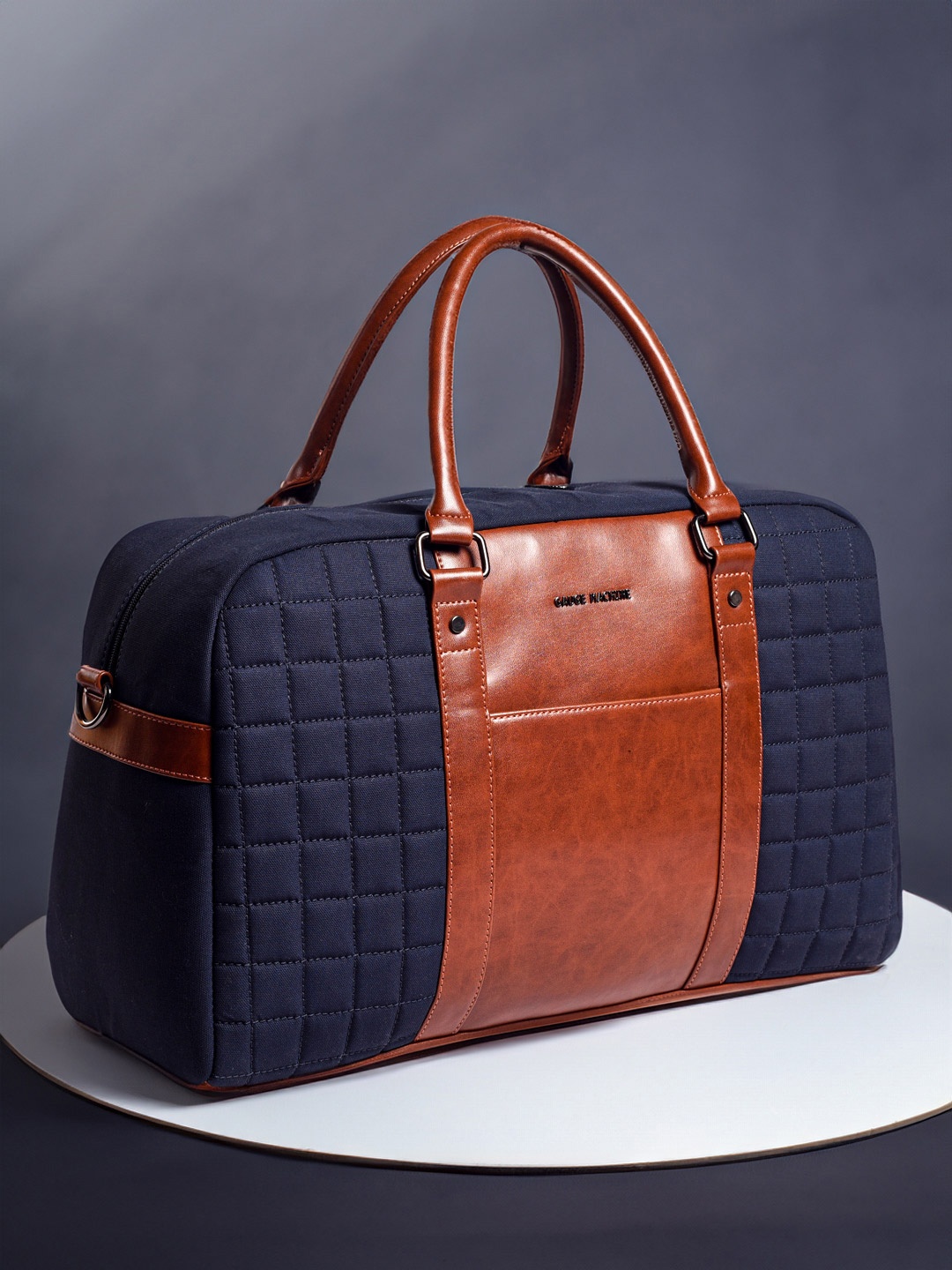 

Gauge Machine Blue Haversack Duffle Bag, Navy blue