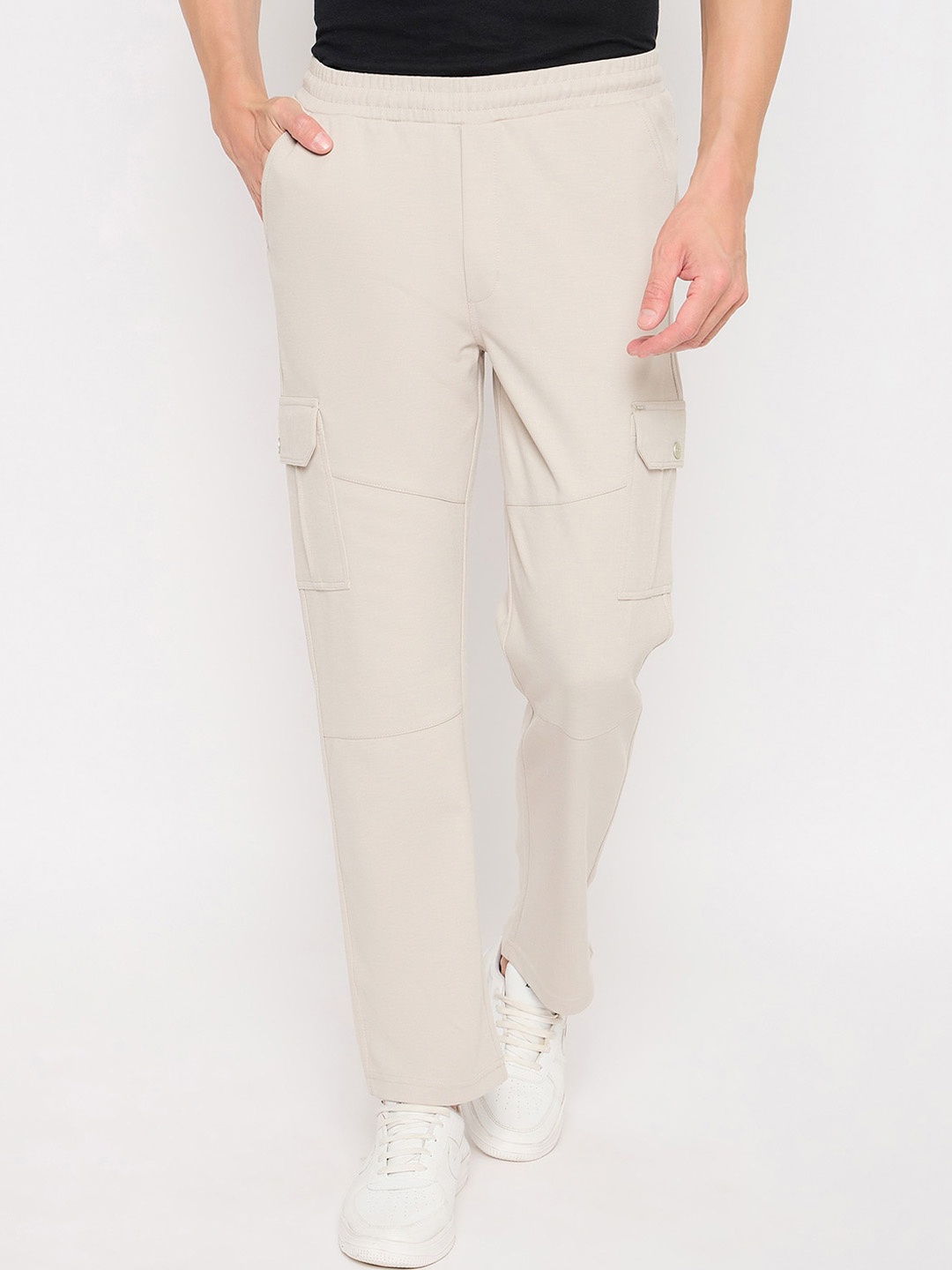 

Okane Men Mid Rise Track Pants, Grey