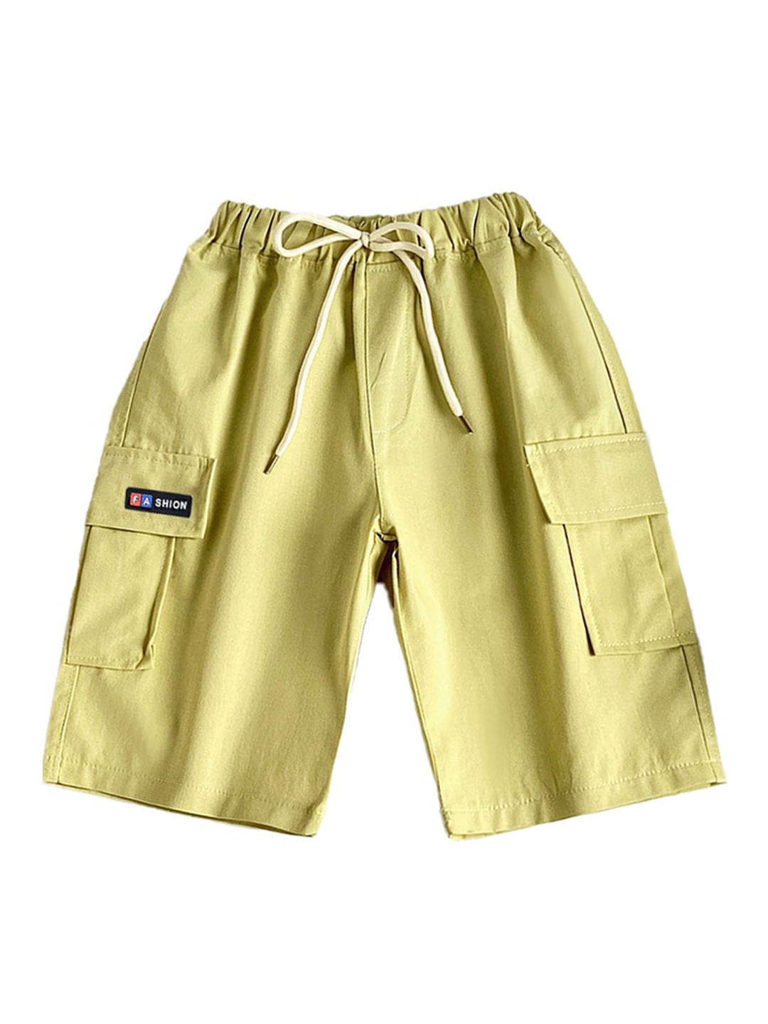 

StyleCast x Revolte Boys Loose Fit High-Rise Cargo Shorts, Yellow