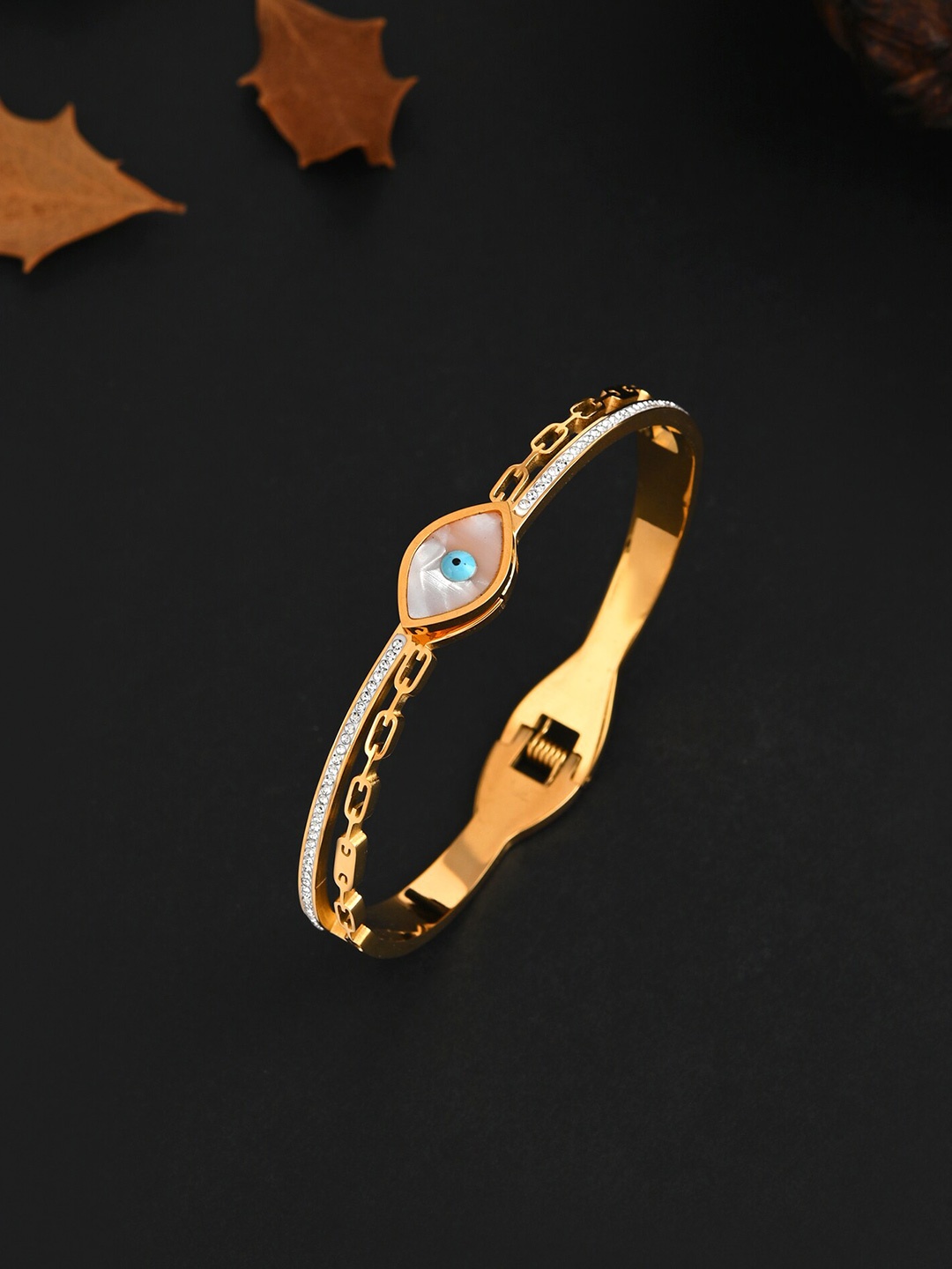 

E2O Gold-Plated Cuff Bracelet