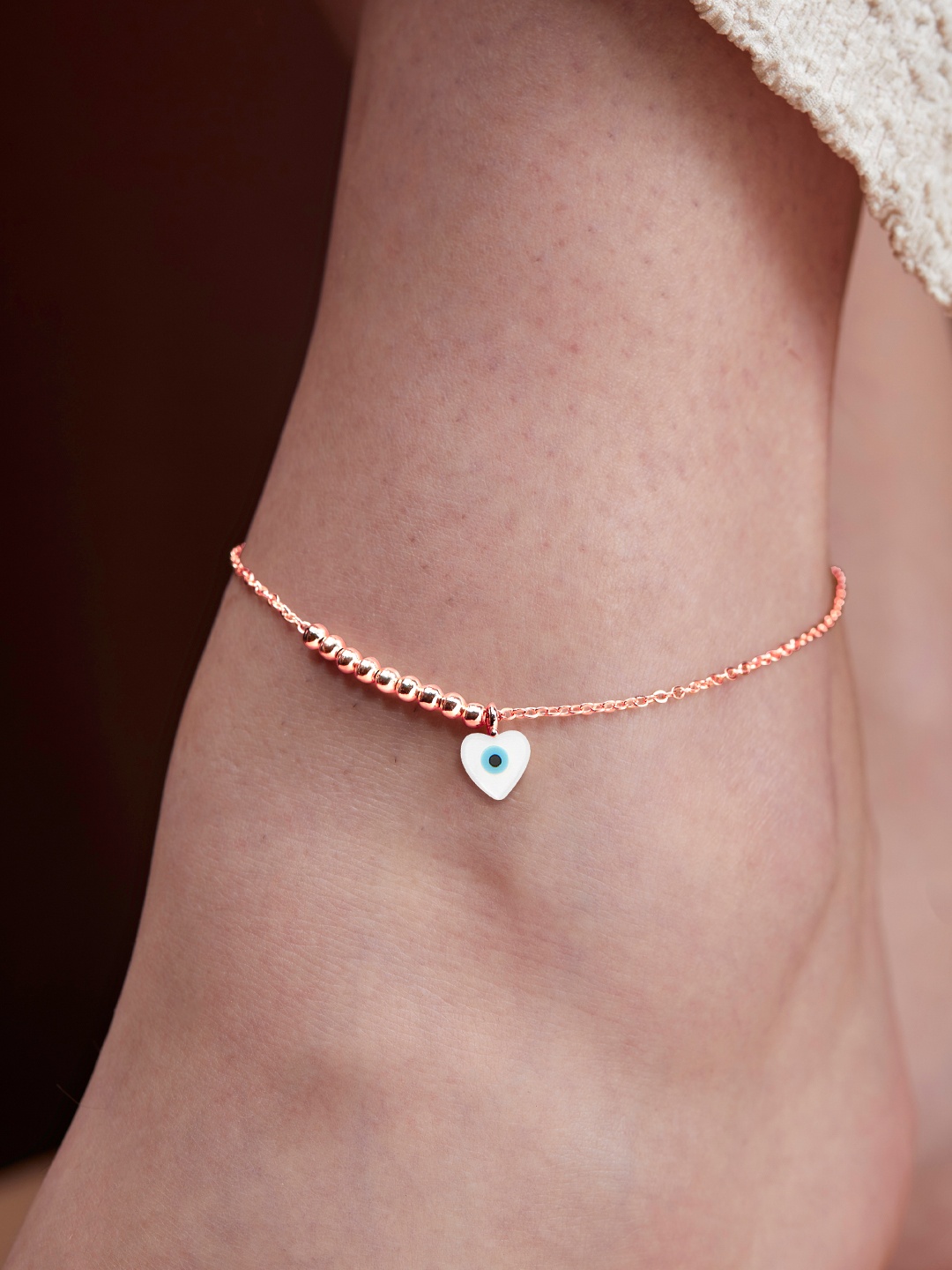 

MINUTIAE Rose Gold Plated Anklet