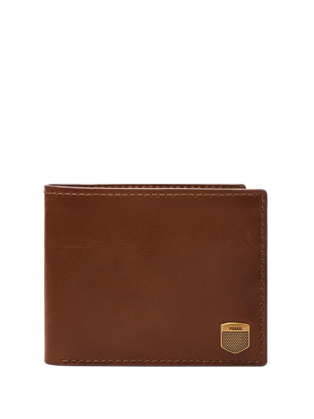 

Fossil Men Hayes Leather Two Fold Wallet, Brown