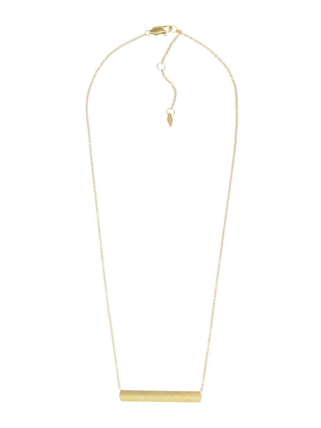 

Fossil Gold-Plated Geometric Pendants with Chains