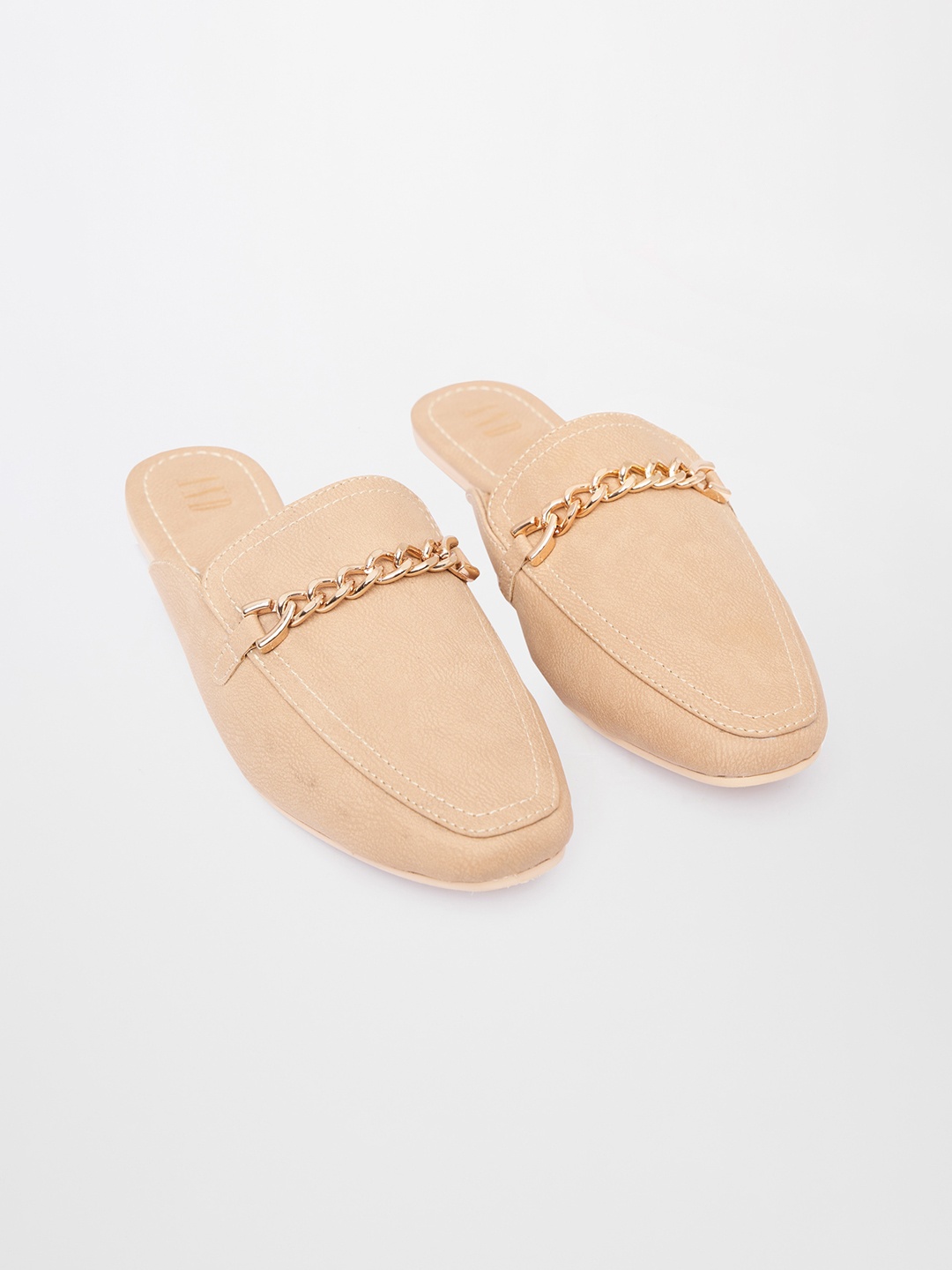 

AND Embellished Mules, Beige