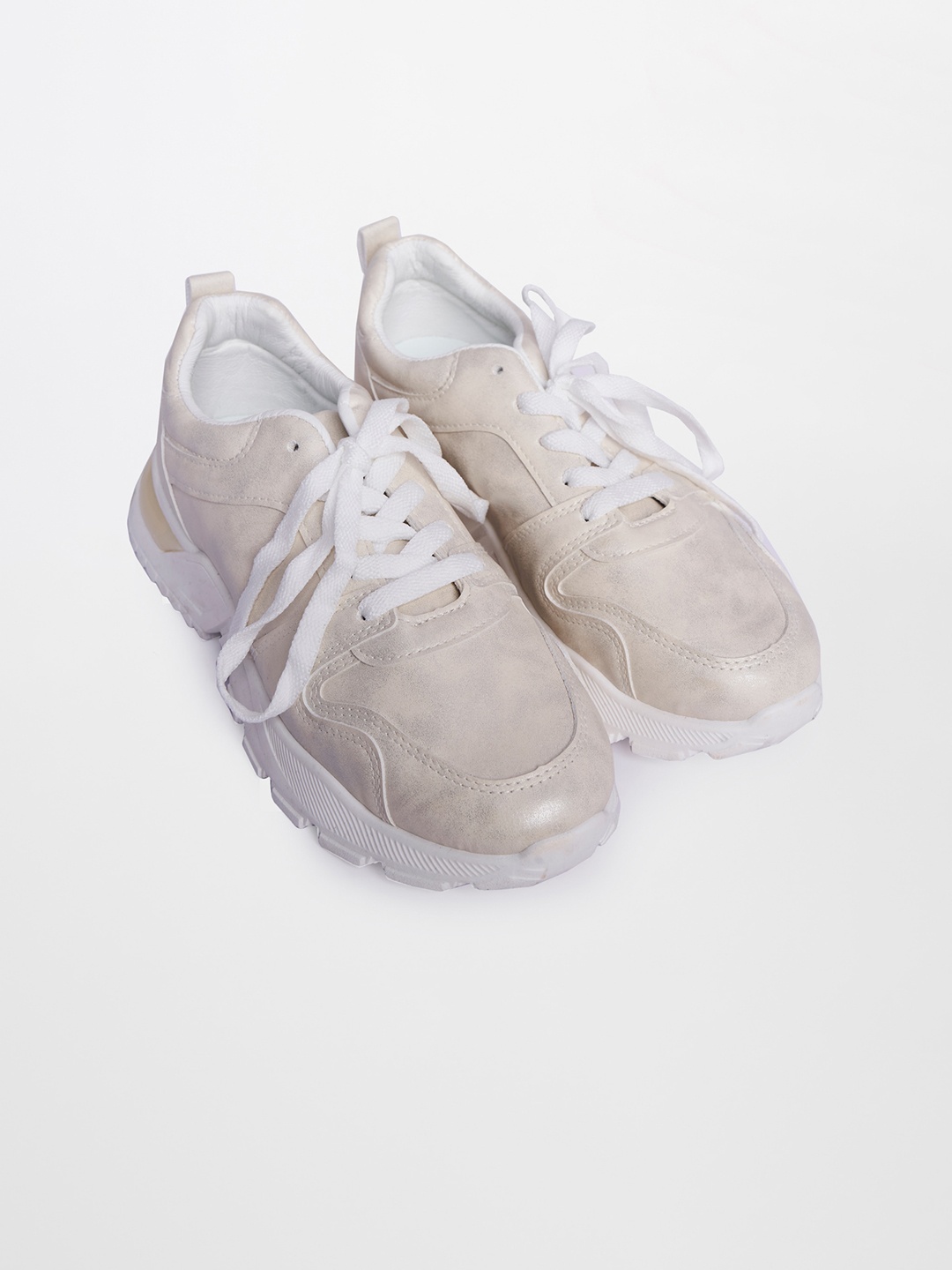 

AND Women Lace Up Sneakers, Off white
