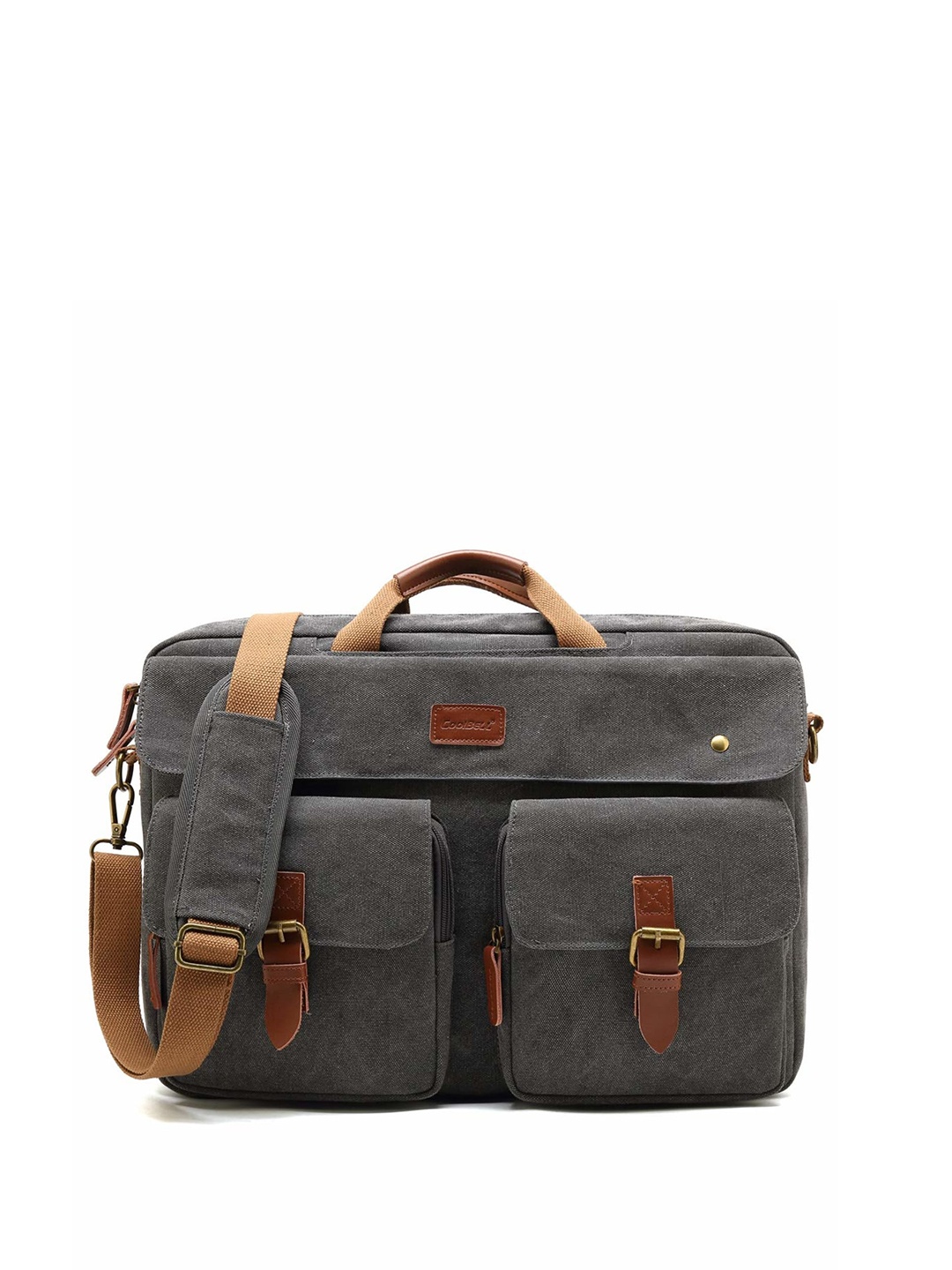 

THE CLOWNFISH Unisex Laptop Bag, Grey