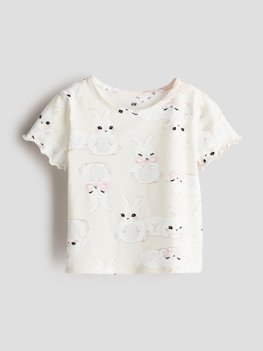 

H&M Girls Printed T-shirt, White