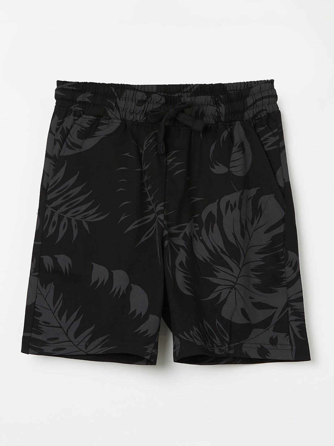 

Fame Forever by Lifestyle Boys Floral Printed Shorts, Black