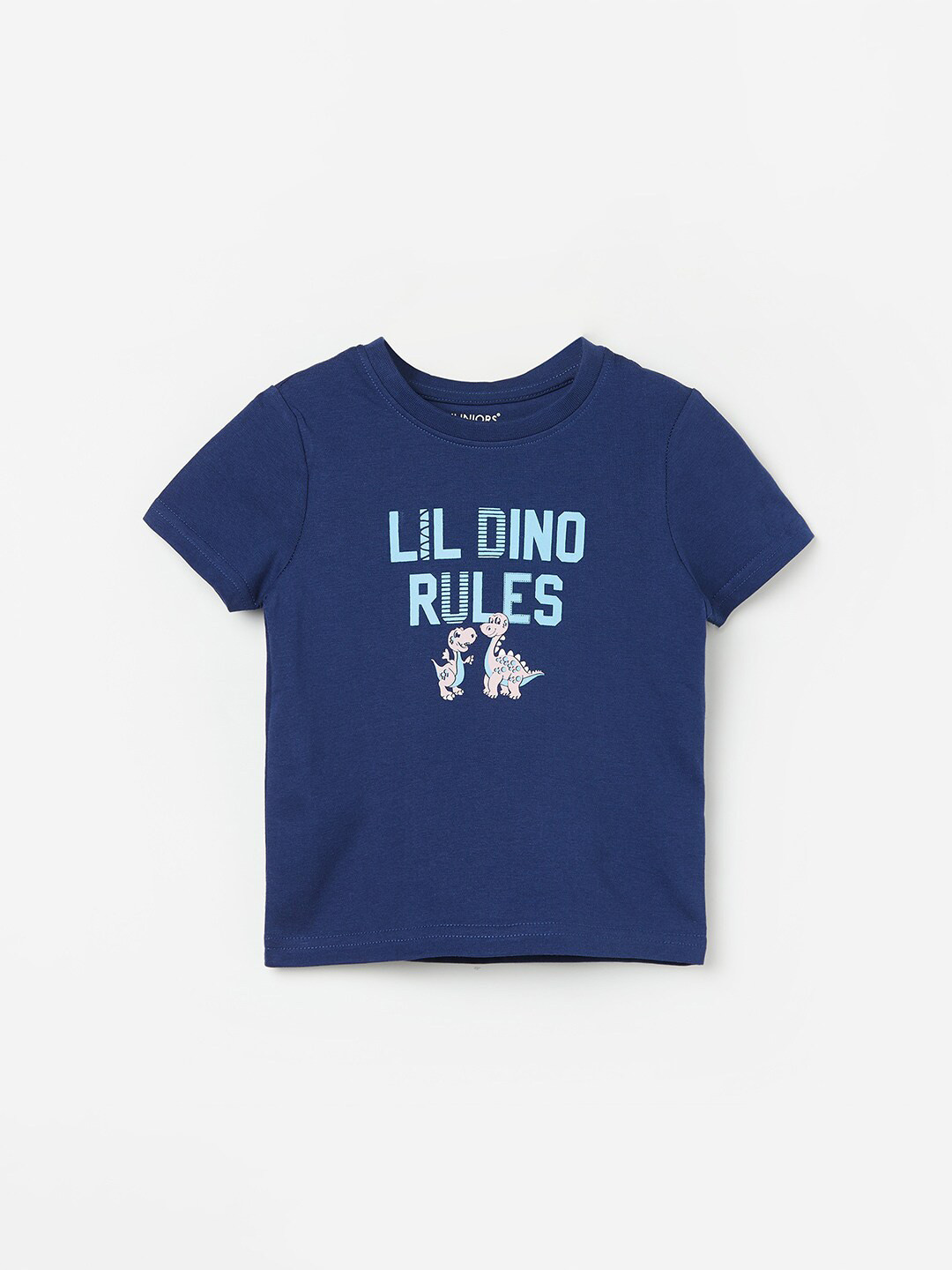 

Juniors by Lifestyle Boys Typography Printed Cotton T-shirt, Blue