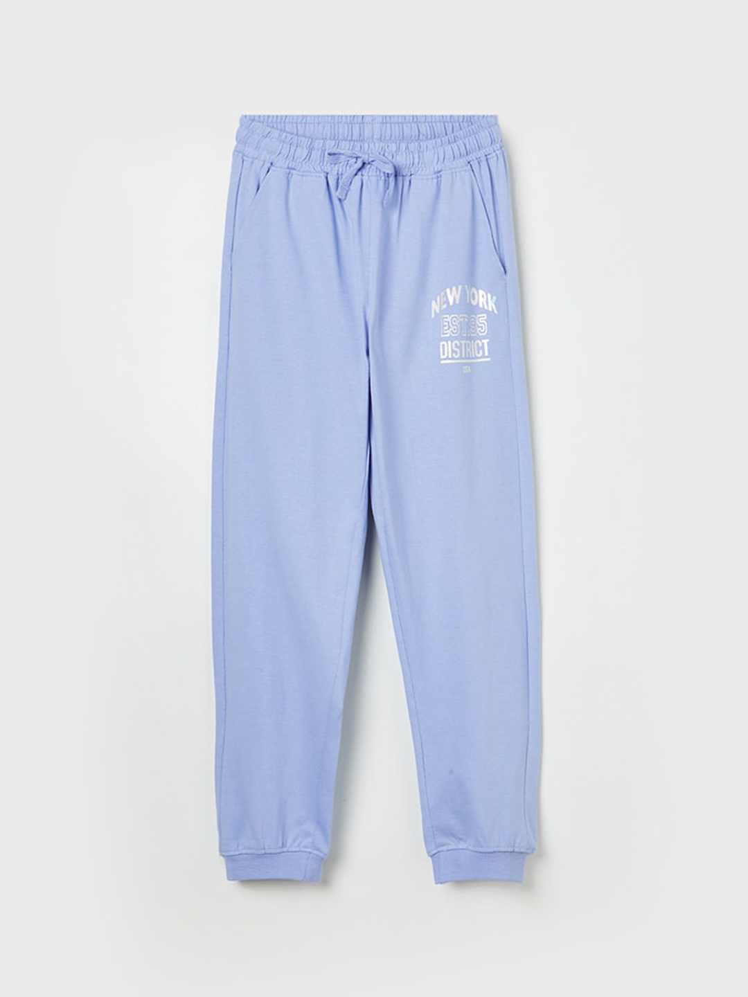 

Fame Forever by Lifestyle Girls Cotton Track Pants, Blue
