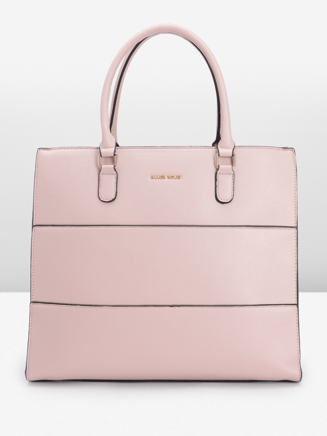 

Allen Solly Structured Handheld Bag, Pink