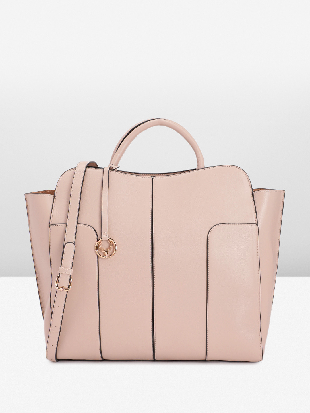 

Allen Solly Oversized Laptop Handheld Bag, Nude