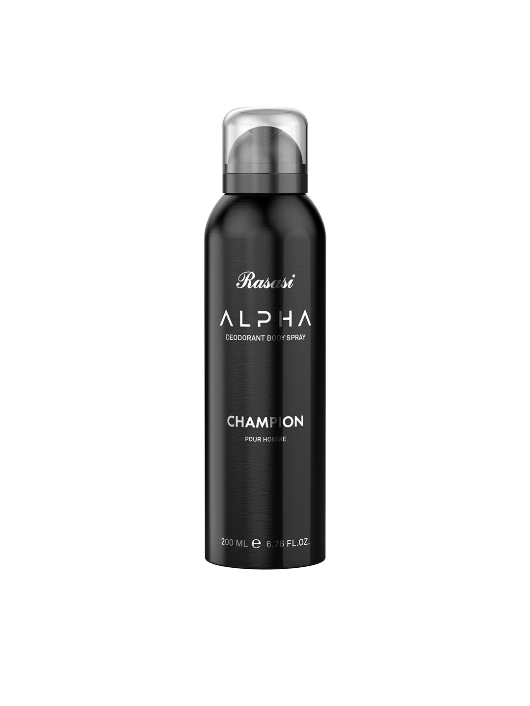 

Rasasi Alpha Champion Long Lasting Deodorant Body Spray - 200ml, Silver