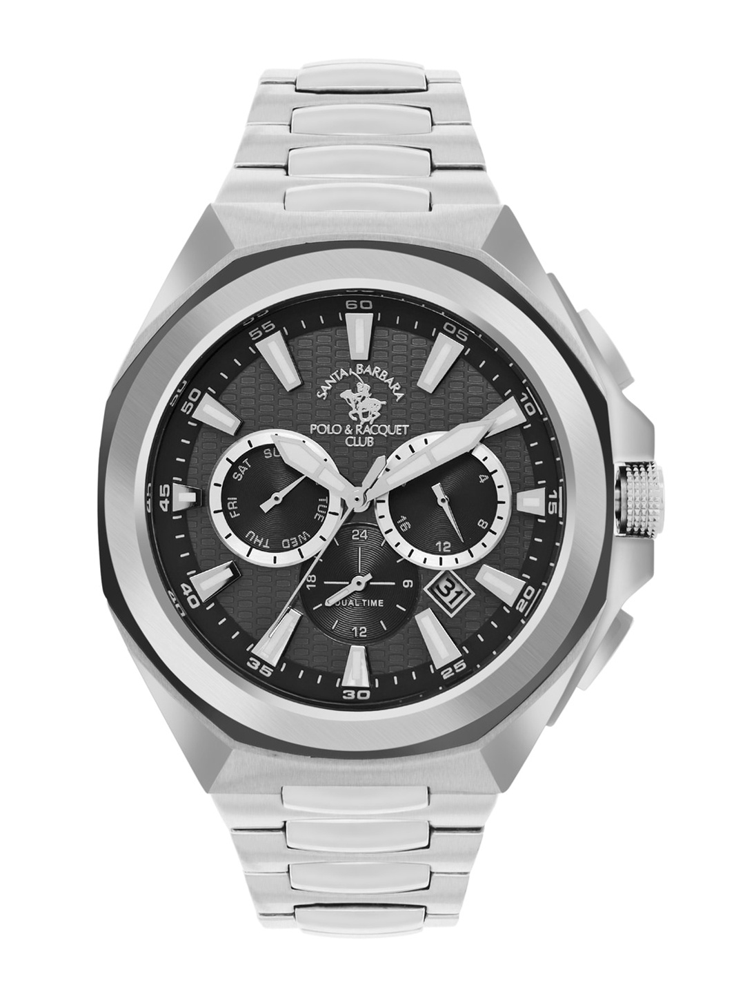 

SANTA BARBARA POLO & RACQUET CLUB Men Analogue Chronograph Watch SB.1.10539-1, Silver