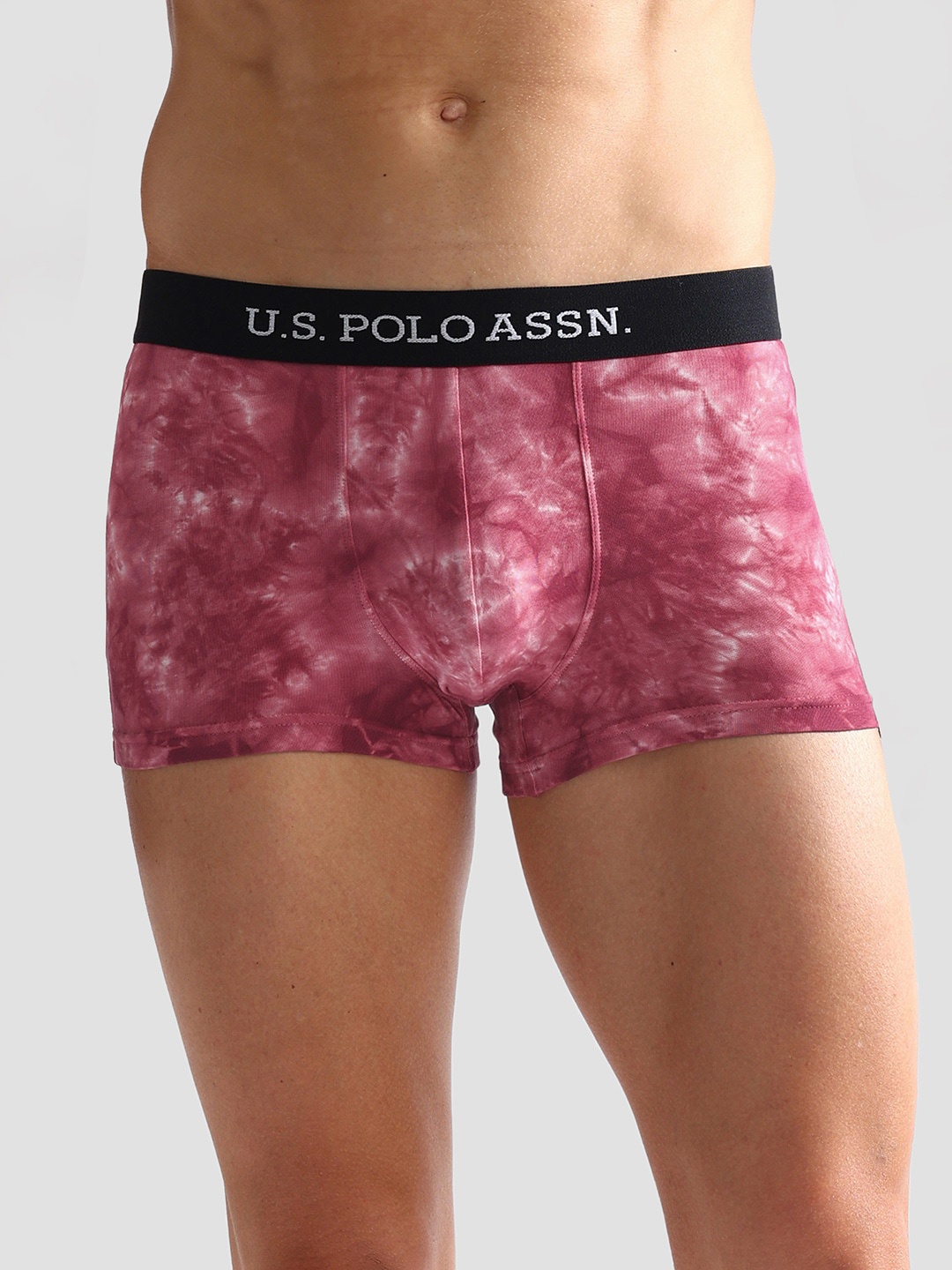 

U.S. Polo Assn. Printed Cotton Trunks, Red
