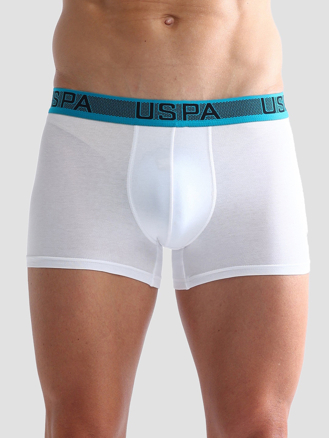

U.S. Polo Assn. Men's Cotton Breathability Trunks OET04-WHT-PL, White