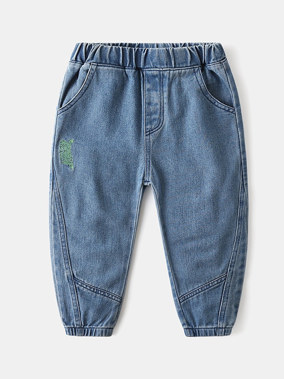 

StyleCast Boys Cotton Mid-Rise Joggers, Blue