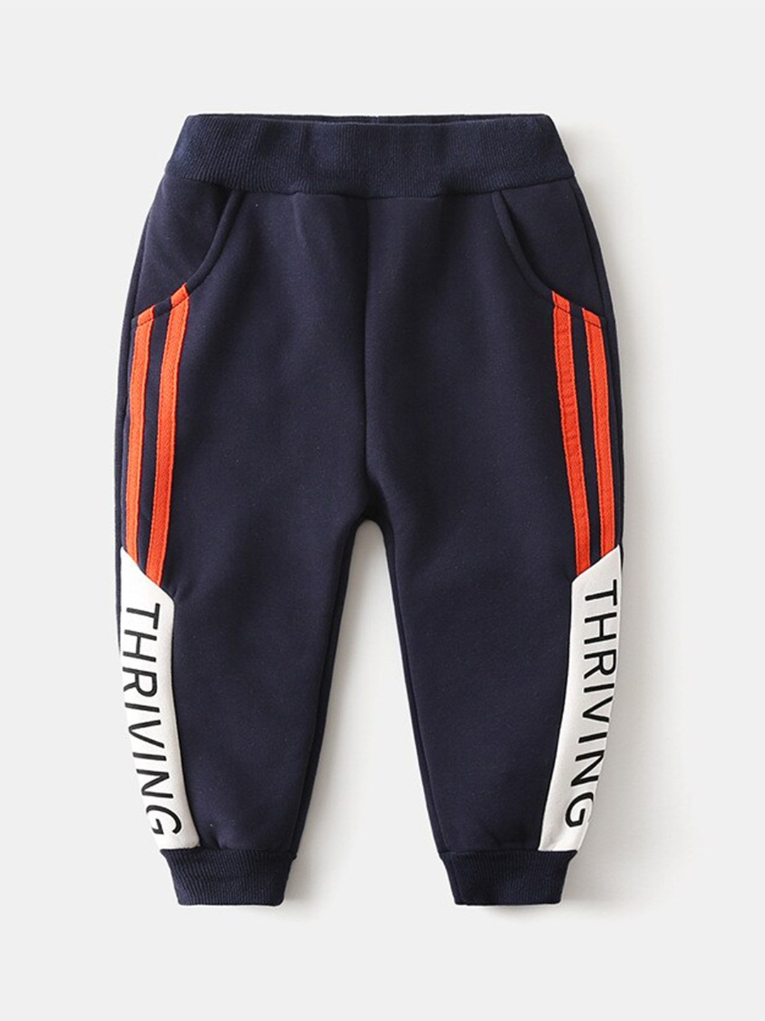 

StyleCast Boys Navy Blue Mid Rise Joggers