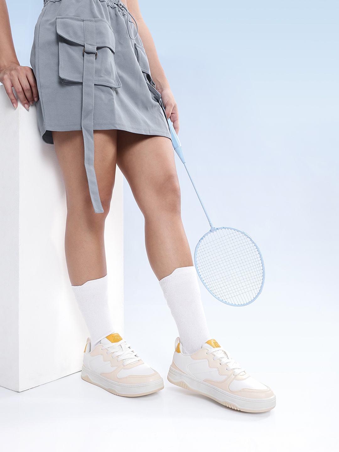 

HRX by Hrithik Roshan Women Colourblocked Sneakers, White