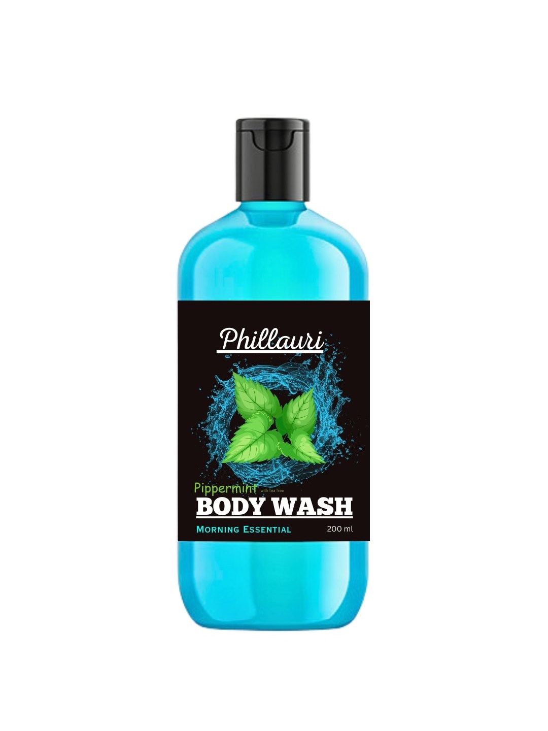 

Phillauri Pippermint Body Wash - 200 ml, Black