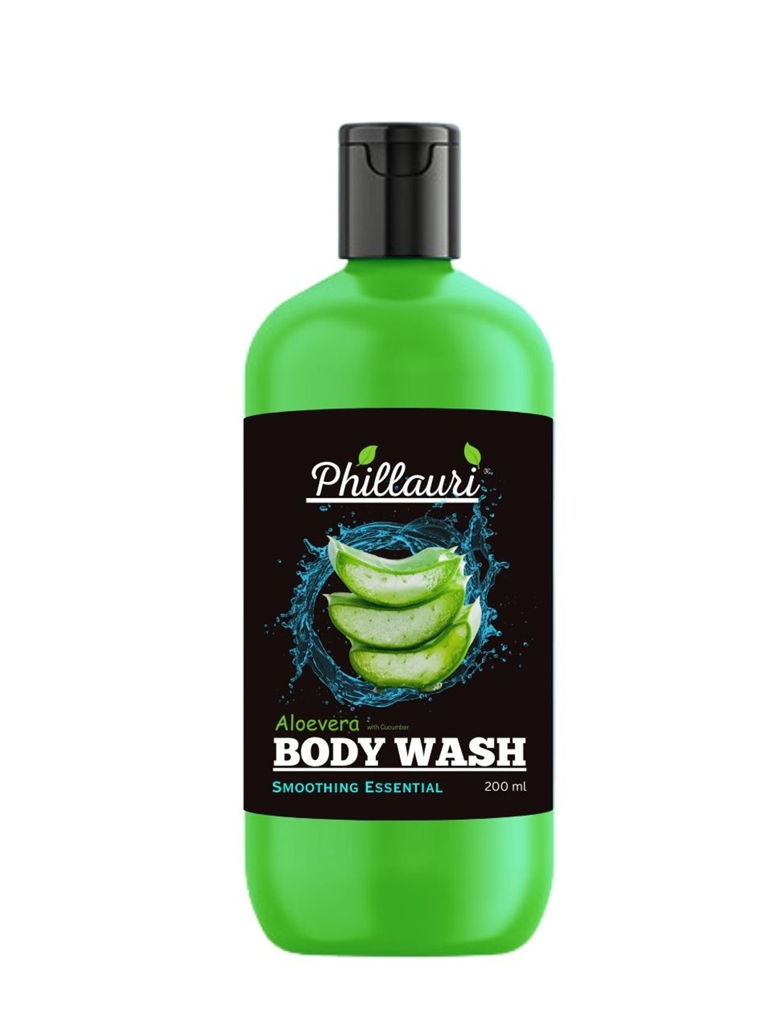 

Phillauri Aloe Vera Body Wash With Cucumber - 200ml, Black