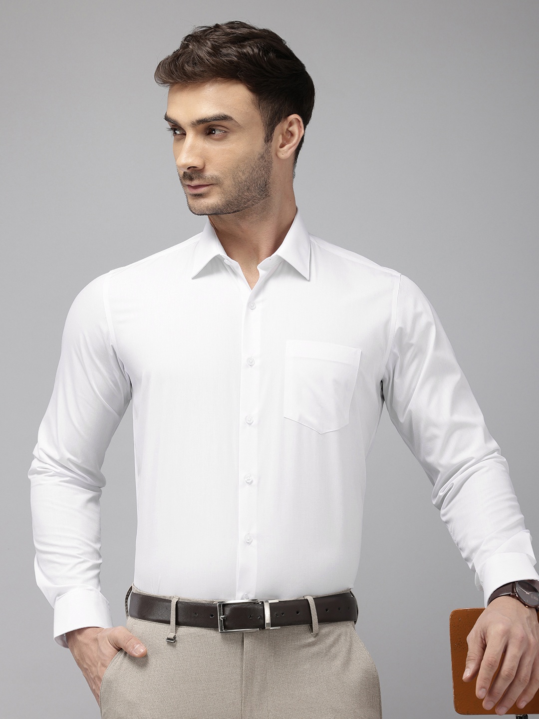 

Van Heusen Slim Fit Opaque Formal Shirt, White
