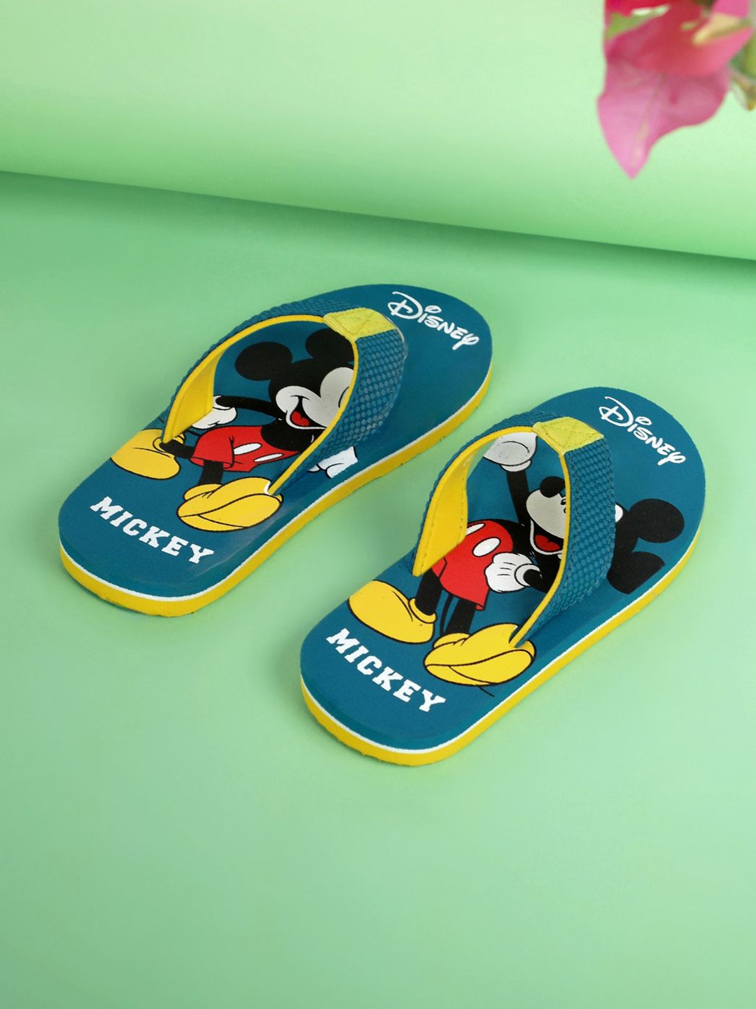 

Kids Ville Boys Mickey & Friends Printed Rubber Thong Flip Flops, Teal