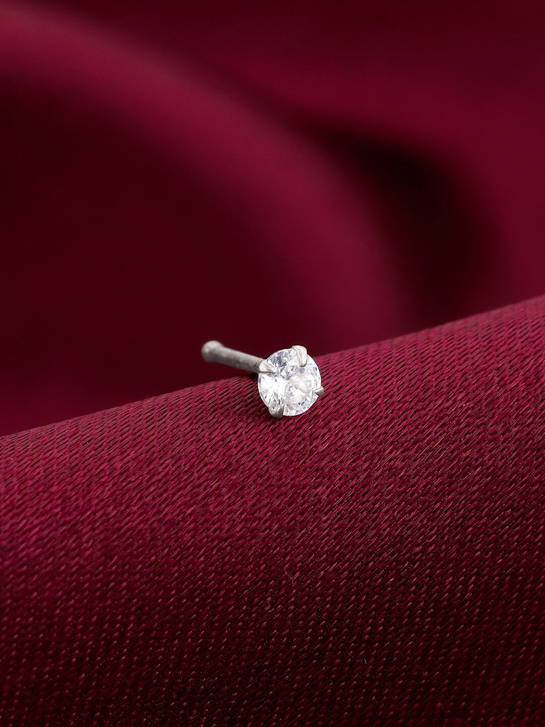 

GIVA Rhodium-Plated 925 Sterling Silver Stud Nosepin