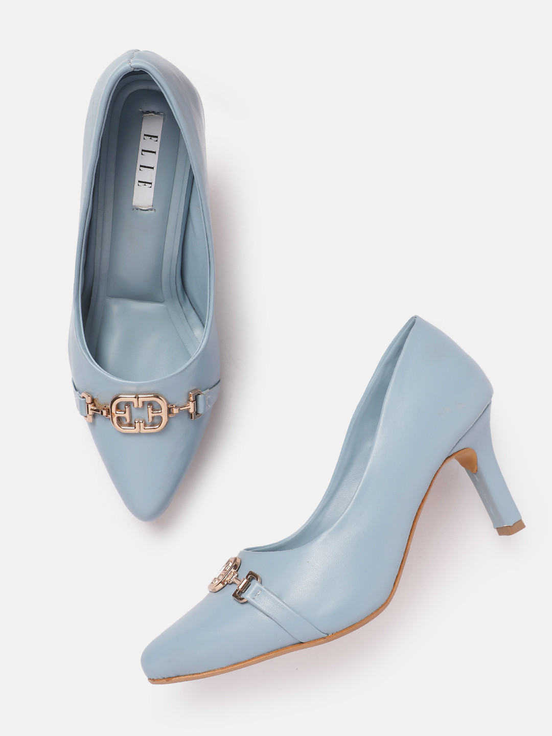 

ELLE Embellished Slim Heel Pumps, Blue