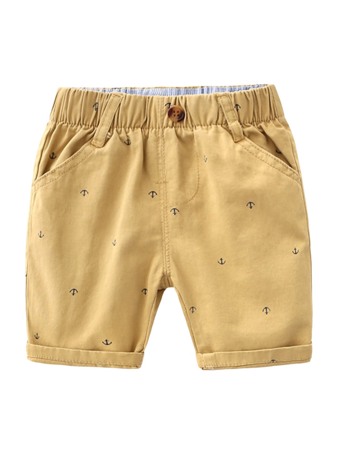 

StyleCast Boys Brown Conversational Printed Cotton Regular Shorts
