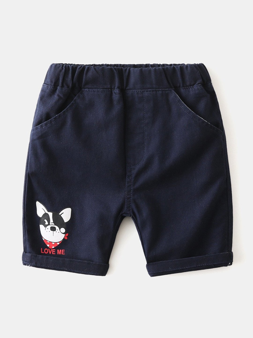 

StyleCast Boys Navy Blue Mid Rise Shorts
