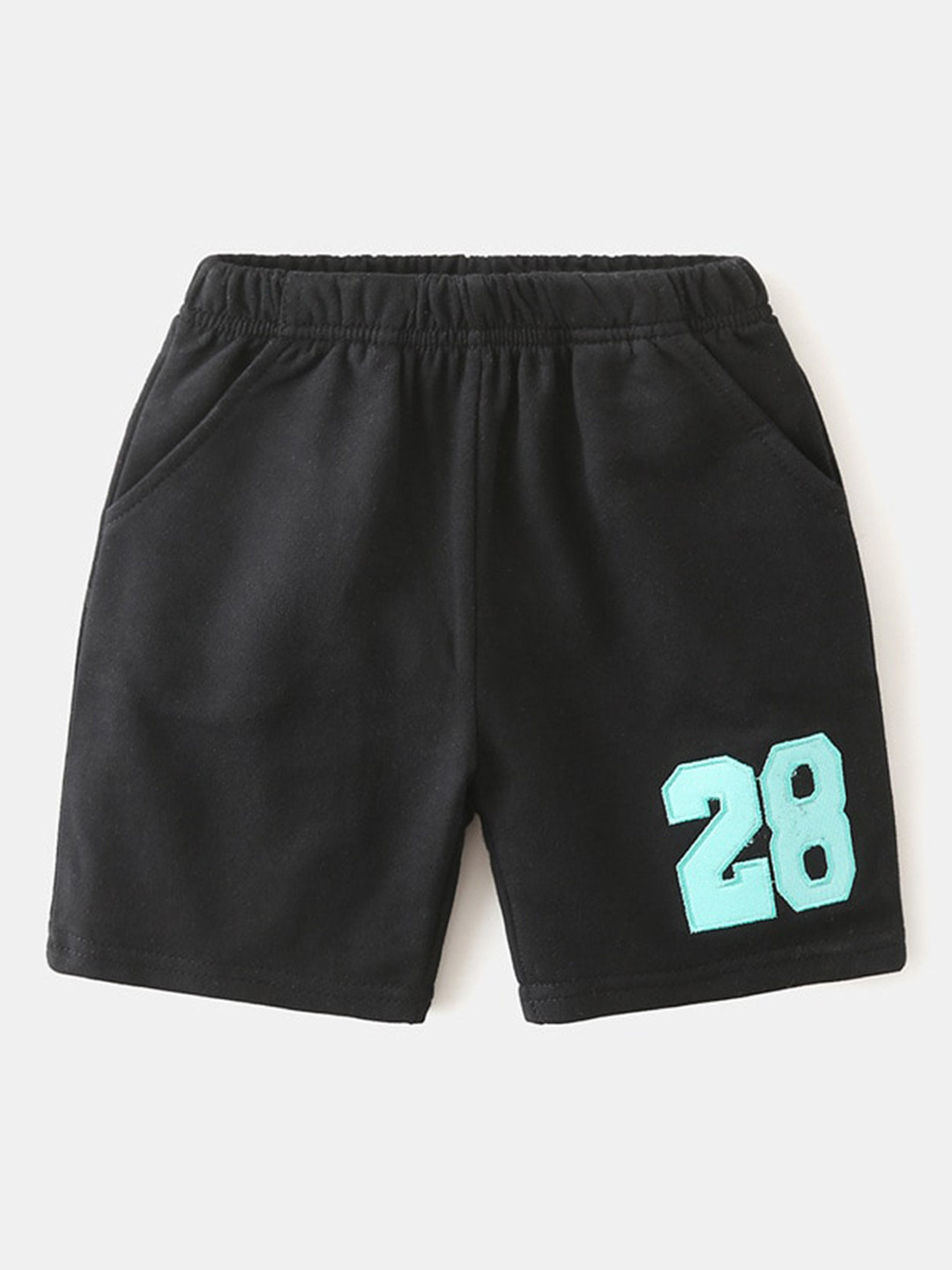 

StyleCast Black Boys Mid-Rise Cotton Shorts