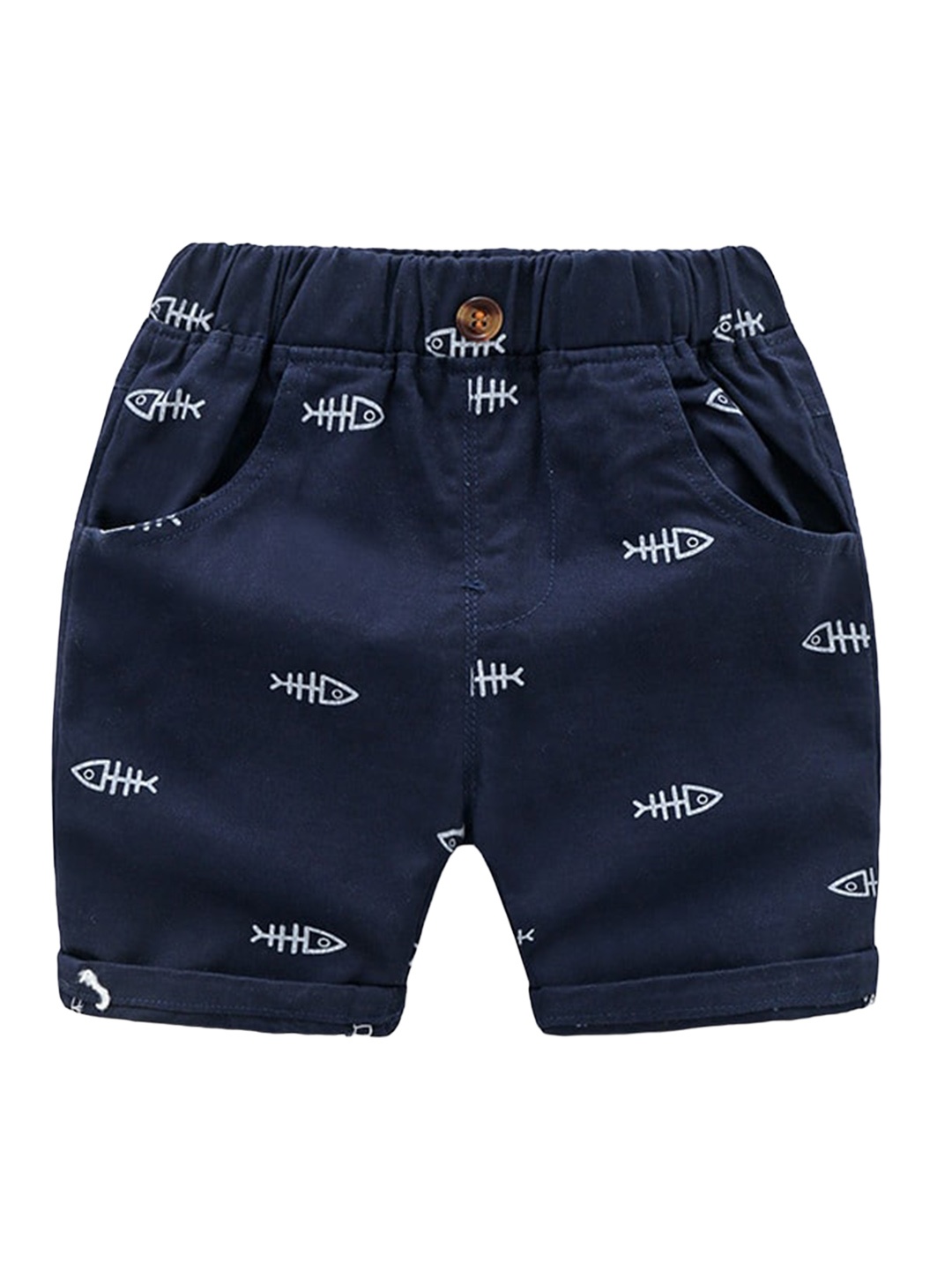 

StyleCast Boys Printed Shorts, Navy blue