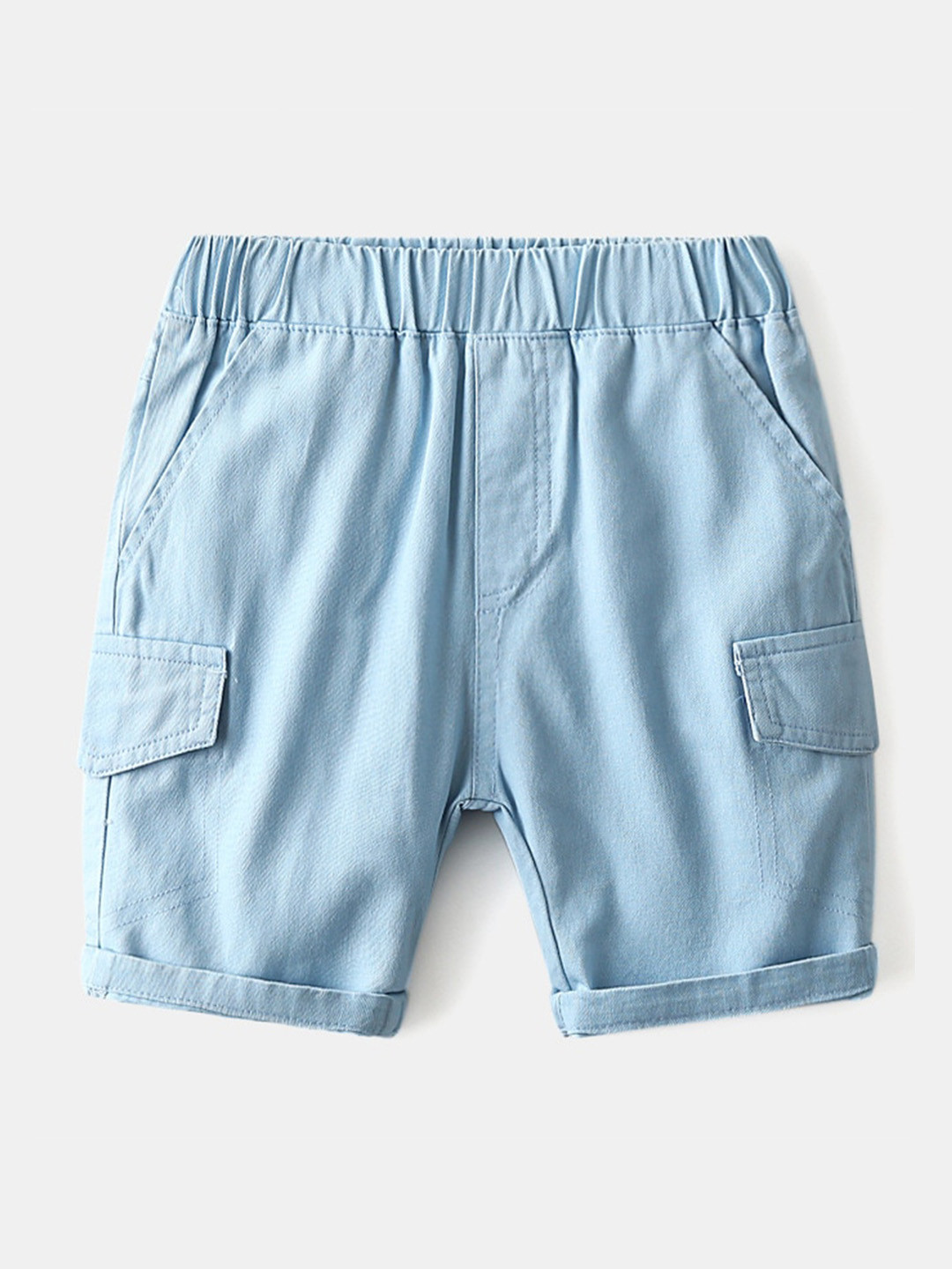 

StyleCast Blue Boys Mid-Rise Cargo Shorts