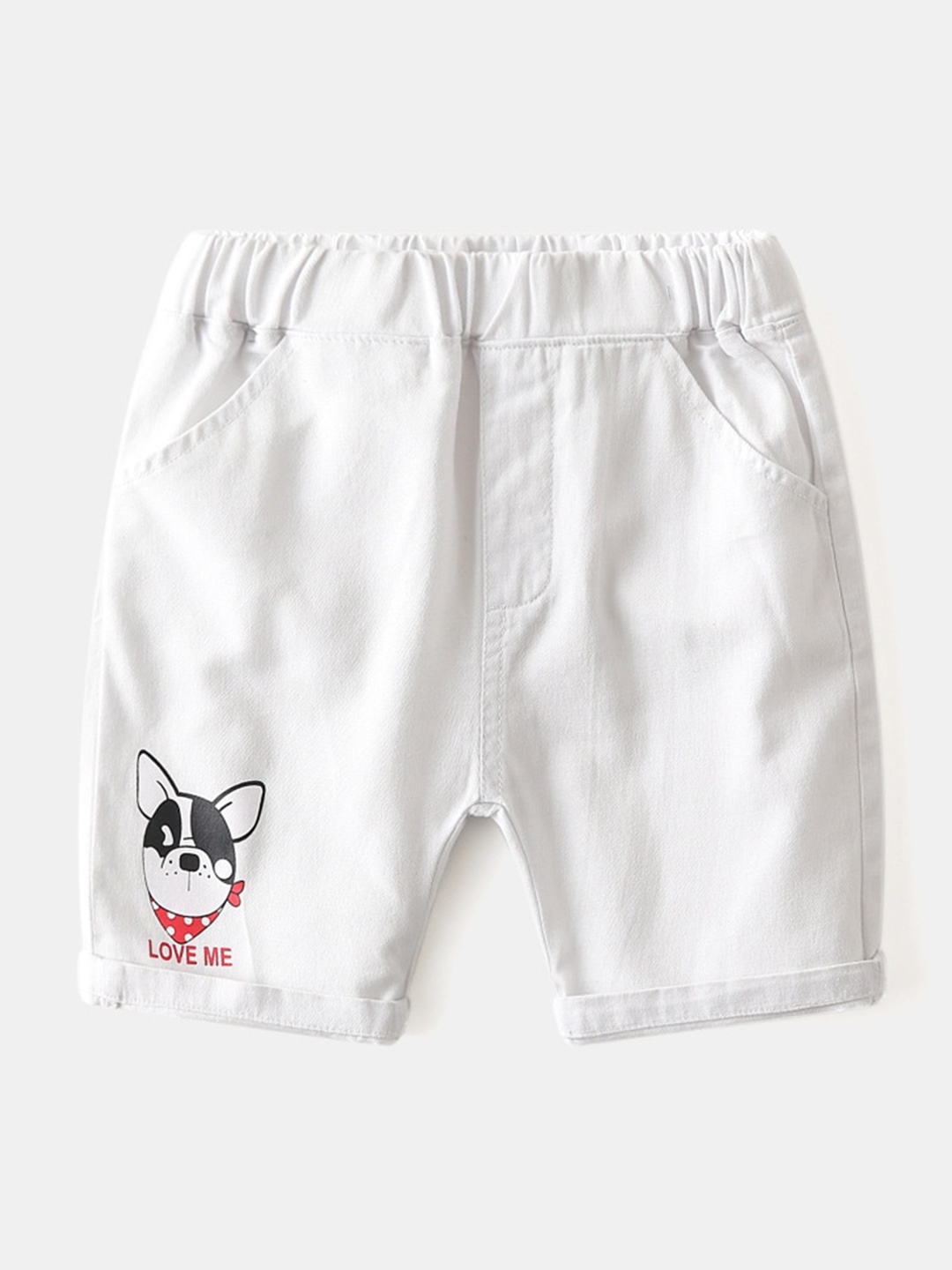 

StyleCast Boys White Mid Rise Shorts