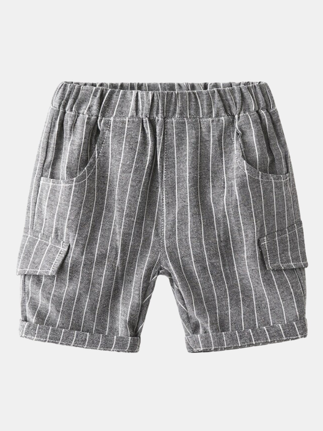 

StyleCast Grey Boys Striped Cargo Shorts