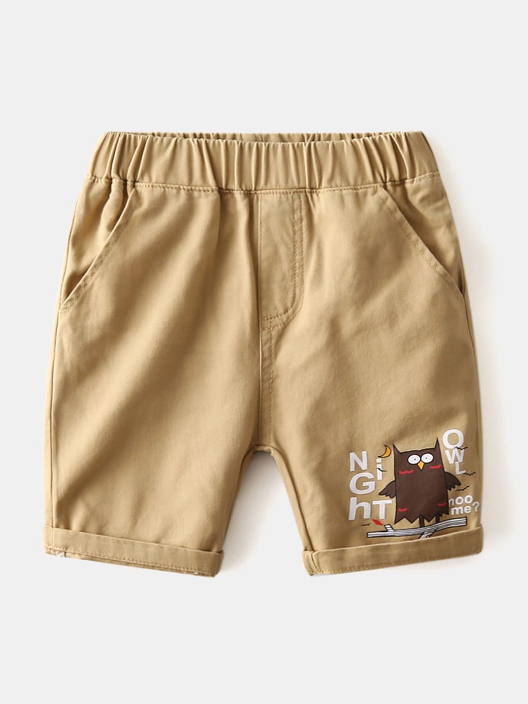 

StyleCast Brown Boys Graphic Printed Mid-Rise Shorts