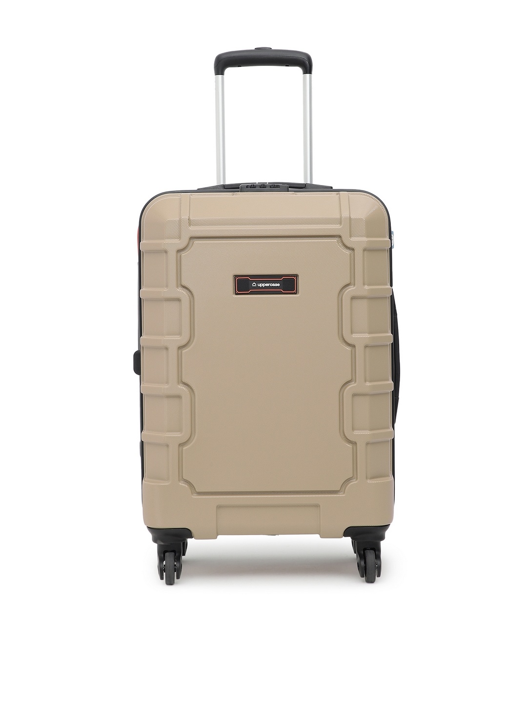 

uppercase Arbor Textured Medium Hard Sided Trolley Bag, Beige