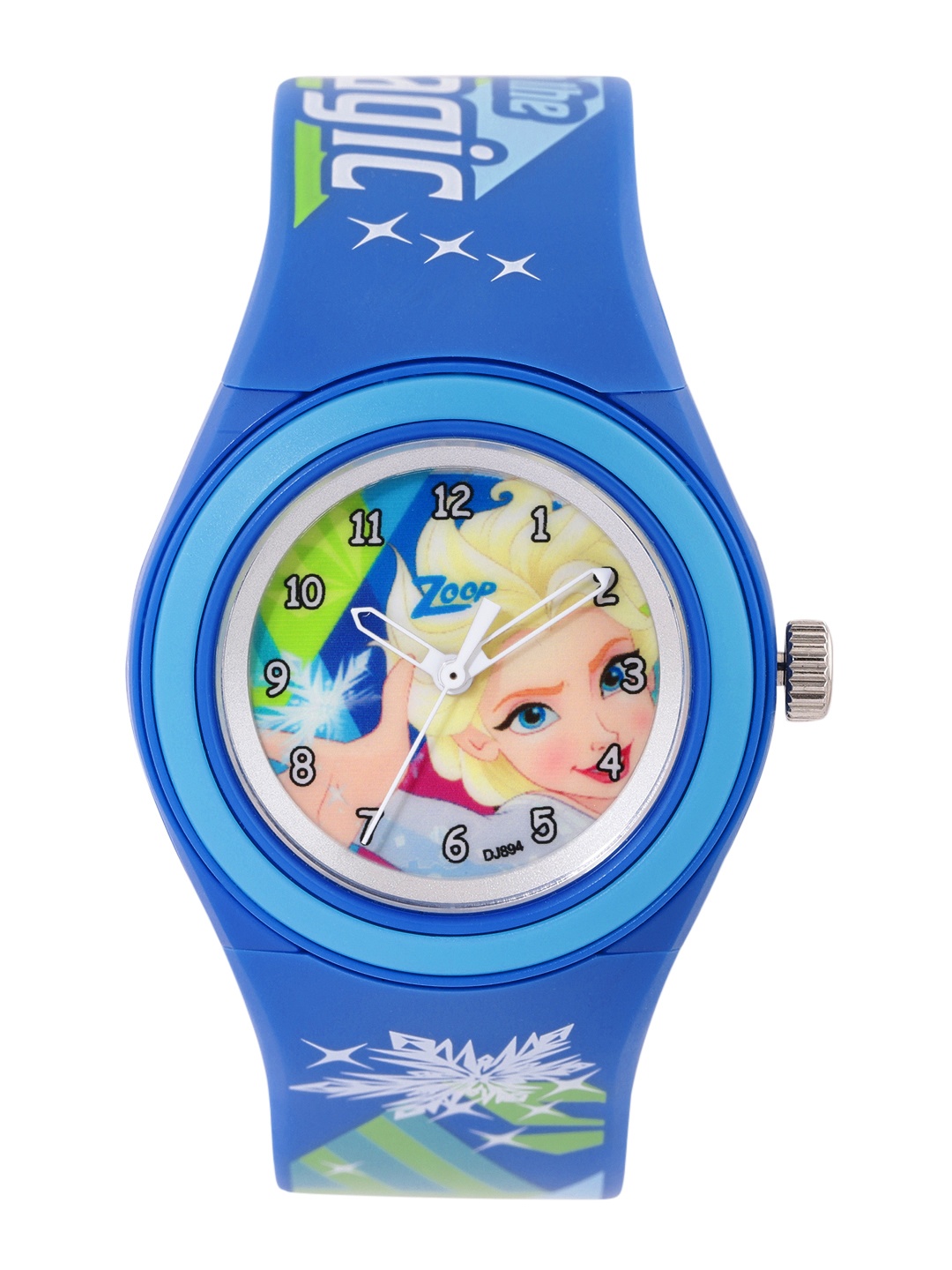 

ZOOP from TITAN Kids Frozen Elsa Printed Dial & Straps Analogue Watch C4048PP37, Blue