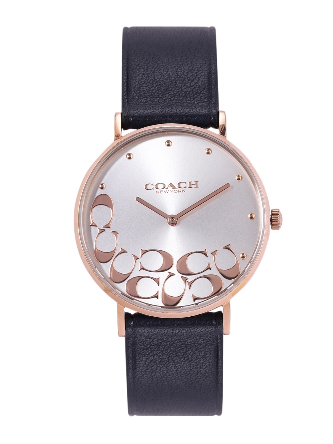

Coach Women Printed Leather Analogue Watch NDCO14503802W-Silver