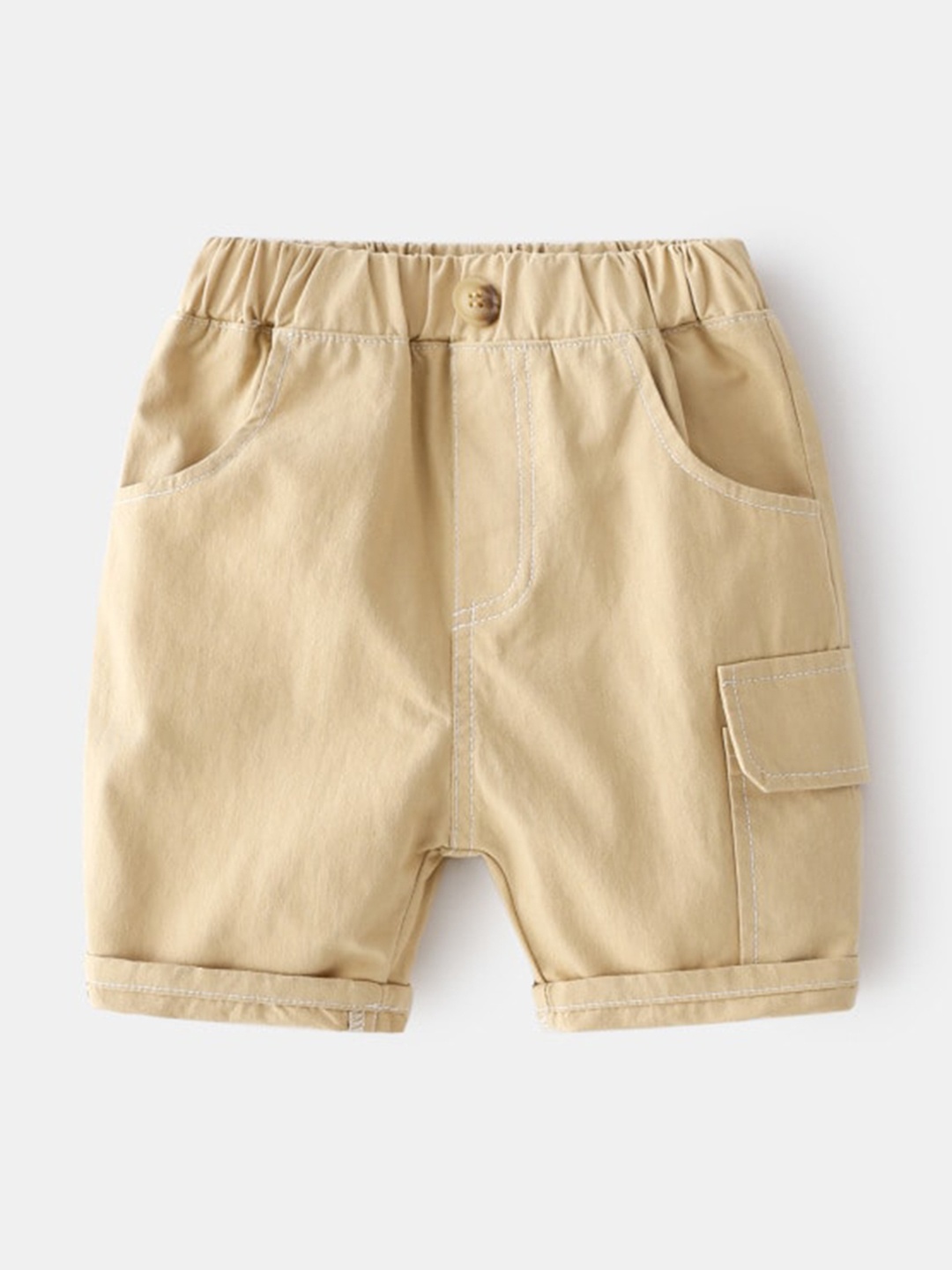 

StyleCast Beige-Coloured Boys Mid-Rise Shorts