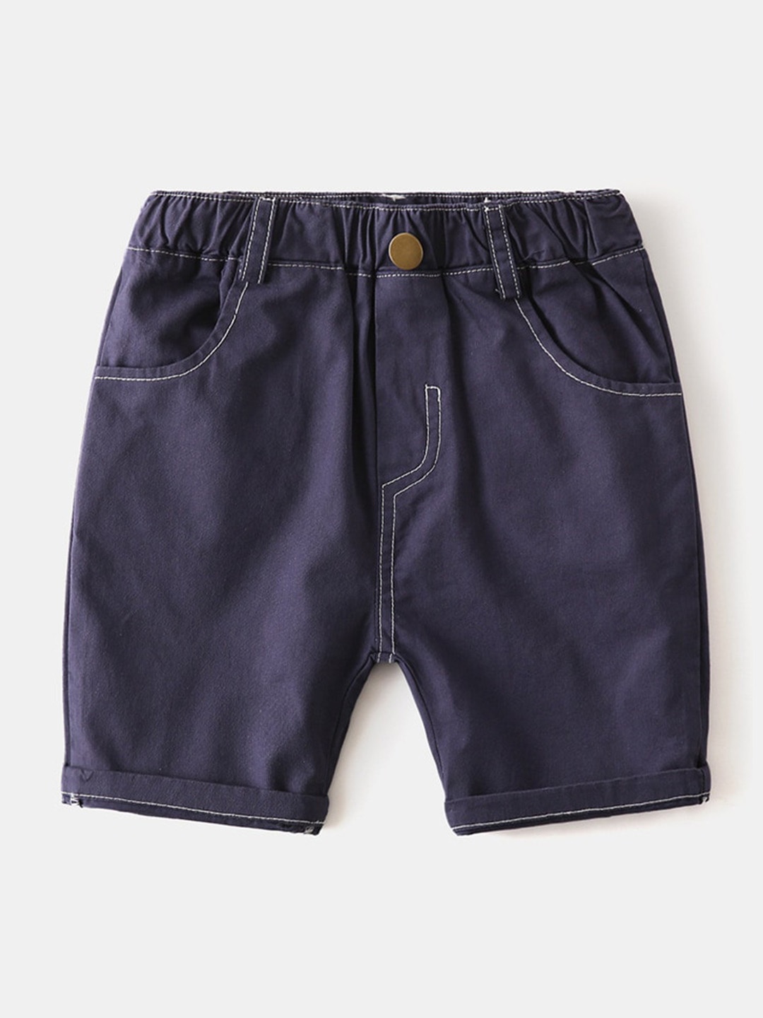 

StyleCast Boys Navy Blue Mid Rise Denim Shorts