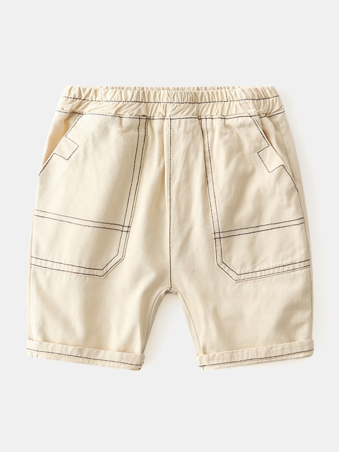 

StyleCast Beige-Coloured Boys Mid-Rise Shorts