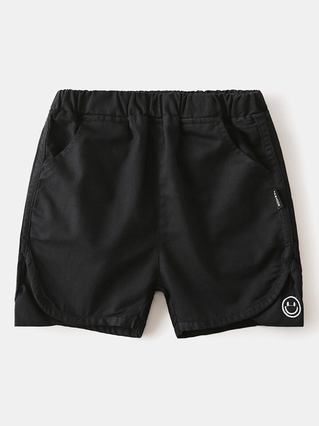 

StyleCast Boys Black Mid-Rise Regular Shorts