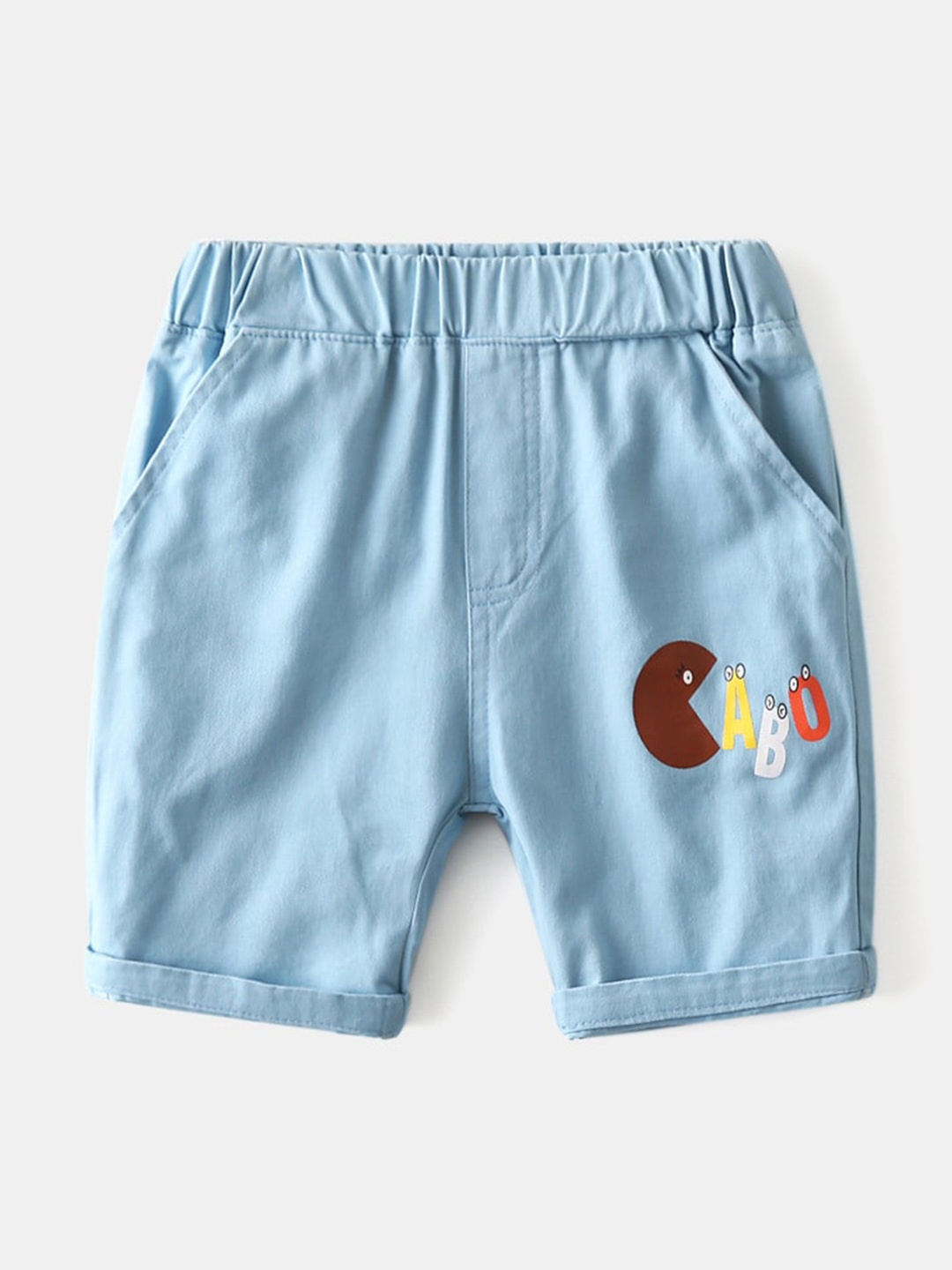 

StyleCast Boys Blue Mid Rise Graphic Printed Shorts