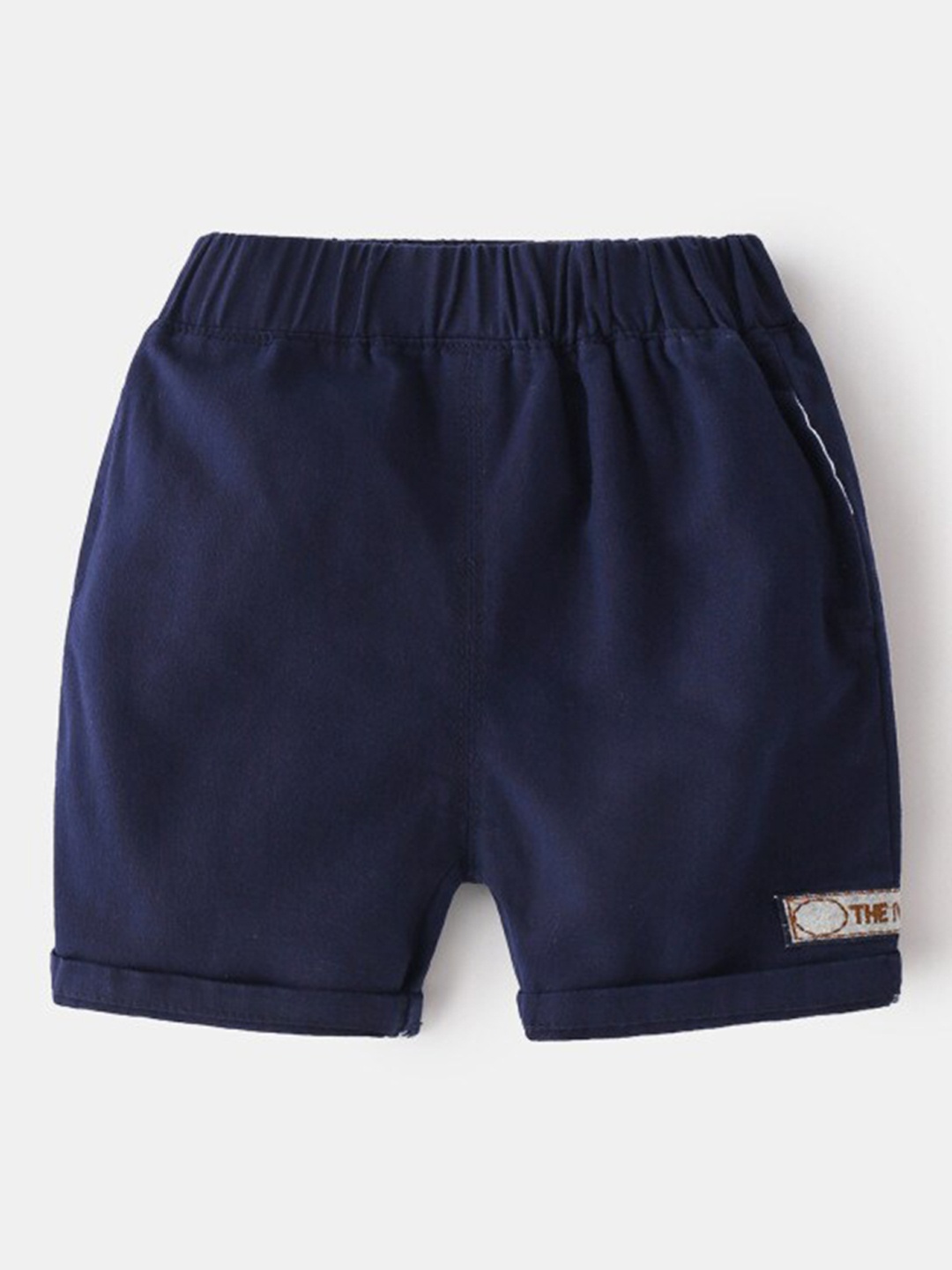 

StyleCast Boys Navy Blue Mid-Rise Regular Fit Cotton Denim Shorts